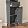 SoBuy Wysoka szafa łazienkowa kolumnowa BZR112-DG