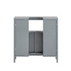 Pre-sale SoBuy Szafka pod umywalkę do łazienki z drzwiami przesuwnymi FRG128-II-SG
