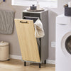 SoBuy Szafka łazienkowa z koszem na pranie BZR132-NG