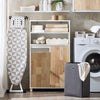 SoBuy Meble łazienkowe z kosz na pranie BZR143-WN
