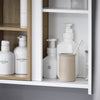 SoBuy Meblościanka łazienkowa z lustrem, Szafka ścienna BZR149-W