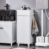 SoBuy Szafka łazienkowa z kosz na pranie BZR159-W