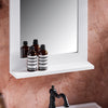 SoBuy Wisząca łazienkowa ścienna szafka z lustrem BZR162-W