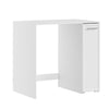 SoBuy | Szafka pod pralkę z szufladą | Zabudowa pralki stojąca zamykana | Szafka łazienkowa na kółkach z cargo | 90×60×88 cm | Nośność 120 kg | BZR229-W