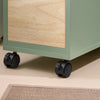 SoBuy Komoda na kółkach, Wąskie szafki BZR54-GR