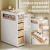 SoBuy Szafka łazienkowa z 3 szufladami BZR54-IV-WN