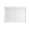 SoBuy Wisząca szafka łazienkowa z drzwiami przesuwnymi BZR71-W