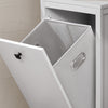 SoBuy Szafka łazienkowa z kosz na pranie BZR96-W