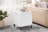 SoBuy Stolik nocny z 2 szufladą FBT157-W