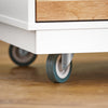 SoBuy Kredens kuchenny z kółkami i szufladami FKW107-II-WN