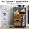 Pre-sale SoBuy FKW111-PF Wózek Kuchenny Industrialny na Kółkach, Barek z Szufladami i Półkami do Małej Kuchni