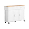 SoBuy Wyspa kuchenna na kółkach, kredens FKW116-WN