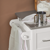 SoBuy Wyspa kuchenna Kredens z kołami FKW30-II-W