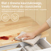 SoBuy FKW45-E-WN, Wózek kuchenny z gniazdkiem, 75x37,6x86,5 cm, do kuchni | Wyspa kuchenna z półką na wino i wymiennymi nogami, wózek serwisowy z kółkami i blatem roboczym, MDF/PB