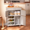 SoBuy Wózek kuchenny z szufladami FKW45-KA