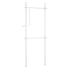 SoBuy Garderoba z 2 drążkami teleskopowymi FRG109-W