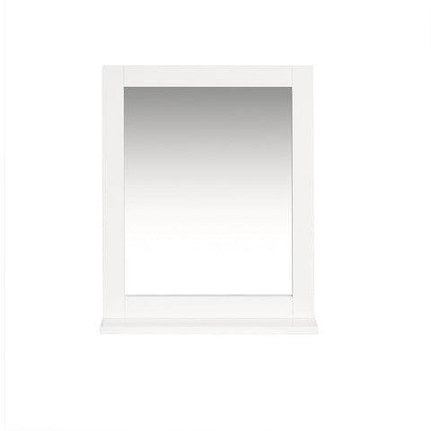 SoBuy FRG129-W Białe lustro na ścianę do łazienki