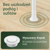 SoBuy FRG34-II-W Wysuwany Wieszak Teleskopowy, Solidny Stojak na Ubrania, Regulowana Otwarta Szafa z Półkami do Sypialni, Biały