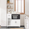 SoBuy Mikrofalówkę szafka na kókach FSB78-W