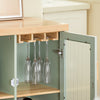 Pre-sale SoBuy Szafka kuchenna ze szklanymi drzwiami FSB81-GR