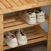 SoBuy Bambusowa Ławka na buty FSR02-K-N