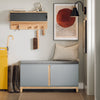 SoBuy Ławka na buty z siedziskiem i 2 drzwi FSR117-HG