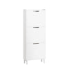 SoBuy Szafka na buty z 3 drzwiami FSR151-H-W