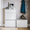 SoBuy Szafka na buty z 2 drzwiami i 1 szufladą FSR165-W