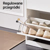 SoBuy FSR180-W Biała Wąska Szafka na Buty z 2 Uchylnymi Drzwiami, Szufladą i Regulowaną Półką – 60×30×90 cm, 8 Par, PB E1