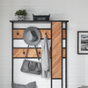 SoBuy Szafka do Przedpokoju z Ławką i Wieszakiem FSR194-N