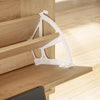 SoBuy FSR214-N Wąska szafka na buty - drewniana szafka na buty o szerokości 24 cm, idealna do przedpokoju, wejścia, dla rodziny, kolor drewno, wymiary 100x24x83 cm