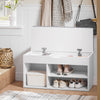 SoBuy Ławka na buty z szufladą i siedziskiem FSR45-HG