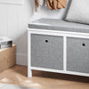 SoBuy Ławka na buty z 2 szufladami FSR81-HG