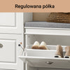 Pre-sale SoBuy FSR82-K-W Nowoczesna ławka na buty z siedziskiem | Wąska, elegancka i praktyczna