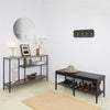 SoBuy Stół konsolowy z półkami FSB35-PF
