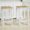 SoBuy FST29-WNx2 Stołki Barowe Krzesło Barowe Krzesło do Jadalni 2 szt, 35 x 35 x 61 cm