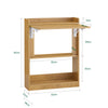 SoBuy Składane biurko z regałem FWT92-N