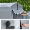 SoBuy KLS11-K Garaż na rowery, domek narzędziowy, na 1-2 rowery, namiot z ochroną UV, 120 x 163 x 176
