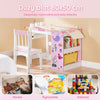 SoBuy Zestaw Stół i Krzesło do Rysowania Półka Biurko Regał dzieci KMB116-P
