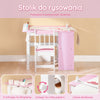 SoBuy Zestaw Stół i Krzesło do Rysowania Półka Biurko Regał dzieci KMB116-P