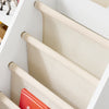 SoBuy KMB119-W Organizer dziecięcy regał Montessori na książki biały