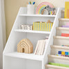SoBuy KMB119-W Organizer dziecięcy regał Montessori na książki biały