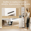 SoBuy NSR13-WG, Wąska szafka wnękowa 20 cm, 40x20x170 cm, do małej kuchni | Szafka cargo do kuchni z 3 szufladami, 3 półkami i listwami, także do łazienki, PB+MDF
