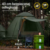 SoBuy Wodoodporny namiot składany dla 2 osób OGS32-L-GR
