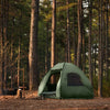 SoBuy Namiot Wodoodporny Śpiwór 2 Osoby Kempingowy Turystyczny 4w1 OGS61-L-GR
