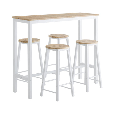 SoBuy Stół z krzesłami do jadalni kuchni OGT22-WN