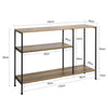 SoBuy Stół konsolowy z półkami FSB35-PF
