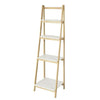 SoBuy Składany regał drabinkowy z 4 póki FRG162-N