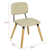 SoBuy FST54-MI Fotel do jadalni, beżowy