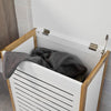 SoBuy Szafka łazienkowa na kosz na pranie FSS66-WN